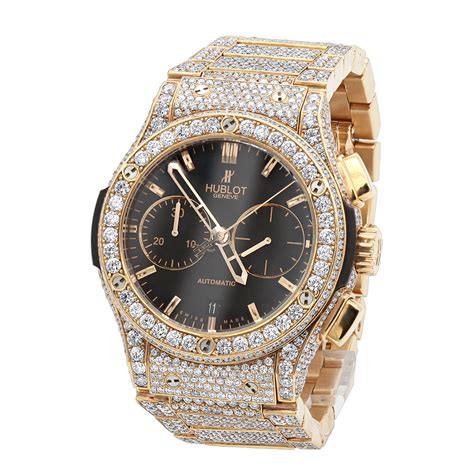 mens hublot diamond watch